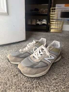 New Balance 990 Gray Athletic Sneakers - Comfortable Everyday Shoe